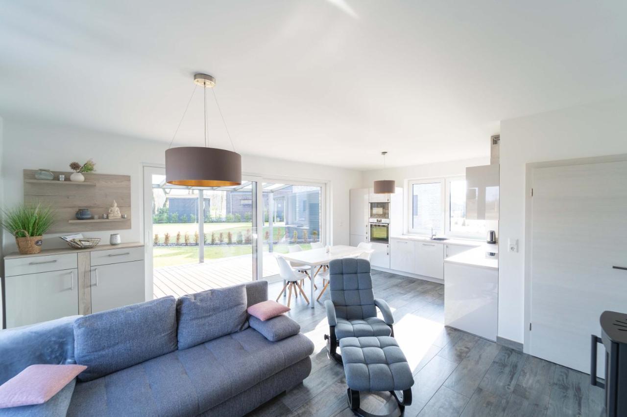 Ferienhaus Seeblick Am Harkebruegger See Mit Sauna Und Kamin Barssel  Kültér fotó